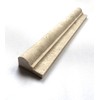 Light 2x12 Travertine Chair Rail Ogee Molding Wall Trim