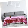 NOLITOY 4pcs Shiny Fringe Tablecloths Tinsel Backdrop for Memorable Boy