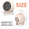 Coolfor Space Heater,PTC Ceramic/Portable Electric Desktop Heater High Output Desktop
