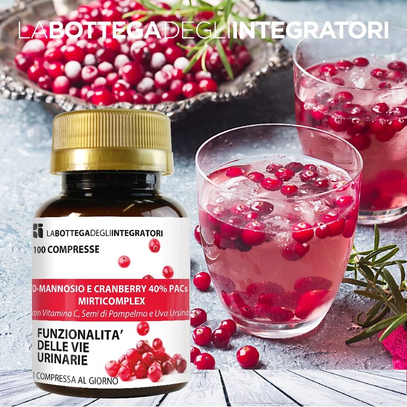 D - Mannosio e Cranberry 40% PAC Mirti Complex con