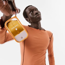 Touchland Hand Sanitizer Mist Case 1FL. OZ., Protective and Stylish Hand Sanitizer Spray Accessory, Silicone Case with Keyring, Candy Red