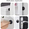 Topes de Puerta Autoadhesivos de Silicona Negro, Protector de Pared