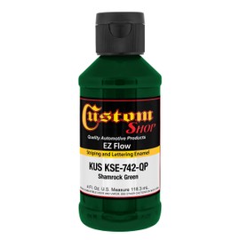Custom Shop KSE742-QP Shamrock Green - EZ Flow Pinstripe & Lettering Enamel Paint - 4 Ounce
