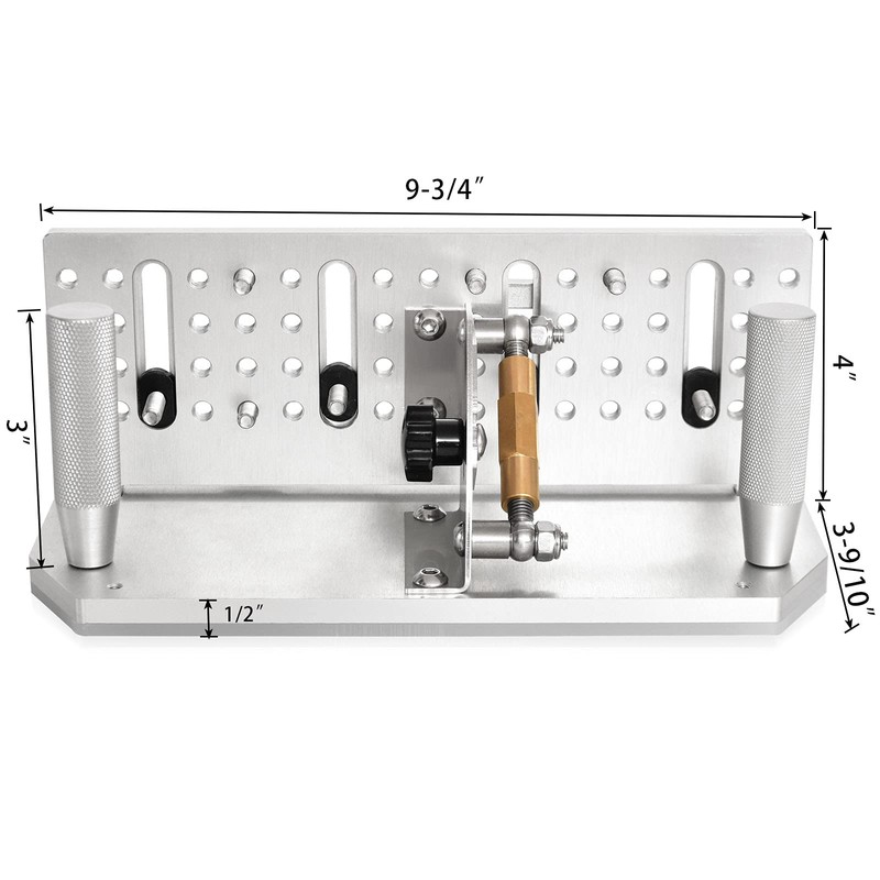 OneChoi Belt Grinder Knife Jig, 9-3/4’’ Long Sharpening Locator Adjustable