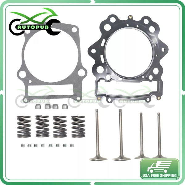 AUTOPUB Cylinder Intake Exhaust Valve Kit for Yamaha Raptor 700