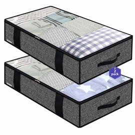 homyfort Storage Bag for Duvets and Pillows, Clothing Storage, Bedding, Blanket Organiser, Storage Container, House Moving Bag