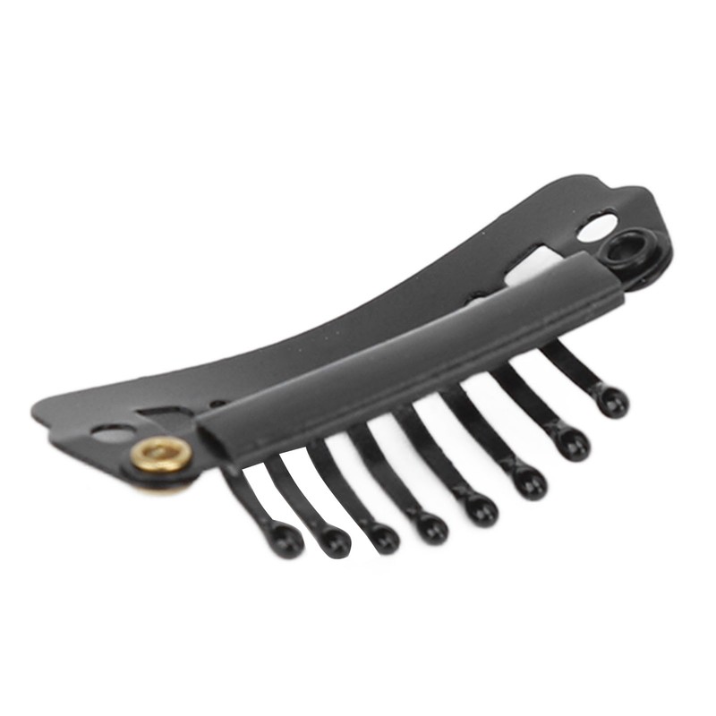 50pcs Hair Extension Clips Set Stainless Steel DIY 8 Teeth
