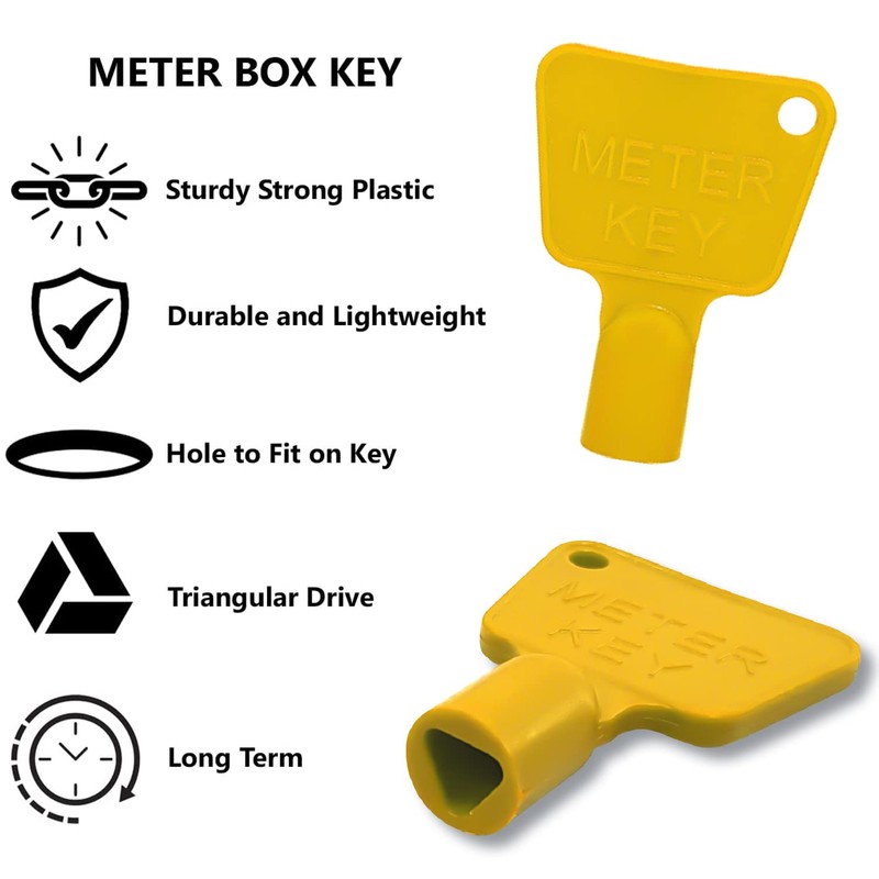 SUL Meter Box Key - Triangle Key - Electric Meter