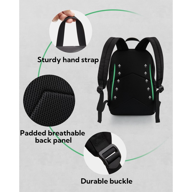 Waterfly Lightweight School Backpack 20L: Casual Daypack Hiking Rucksack for