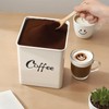 LUKMILEE Airtight Coffee Canister-Coffee Container, Airtight 40 oz Large Iron