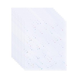 10 Sheets of Glitter Colorful Wrapping Paper, Bouquet Paper, Tissue Paper for Crafts, DIY Production Decoration, Suitable for Wrapping Birthday Gifts (50 * 66cm)