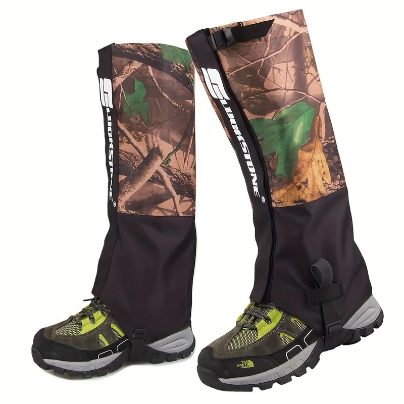 Waterproof Hiking Leg Gaiters for Snow, Sand and Mud Protection,