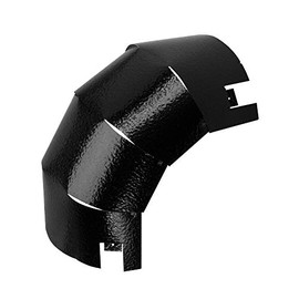 90 Degree Elbow Black Stove Pipe Heatshield