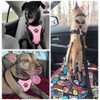 SlowTon Dog Car Harness Seatbelt Set, Dog Vest Harness Adjustable