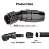 EVIL ENERGY 6AN 30 Degree One Piece Full Flow Hose