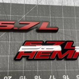 usa Standard 345 Car Emblems Purple - Black 345 Side Car Fender 3D Badges (Set of 2) Racing