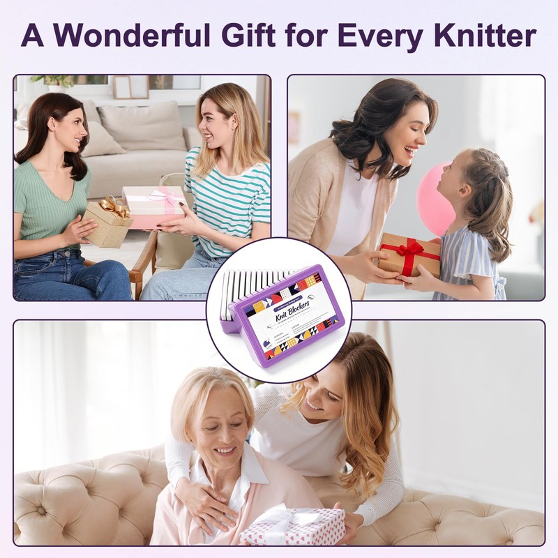 120PCS Knit Blocking Pins Kit, Knit Blockers, Knitting Block Tool