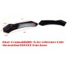 Unbranded Black Front Bumper Lip Spoiler Diffuser Splitter Winglet Wing