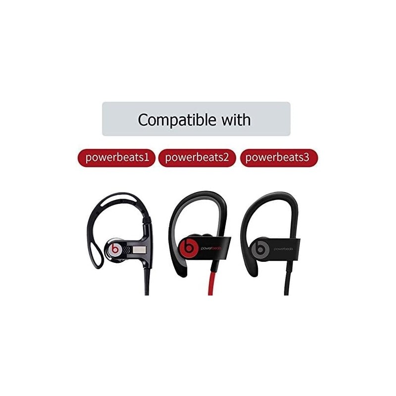 Red Replacement Earbud Tips for Beats Powerbeats3 Wireless Stereo Headphones