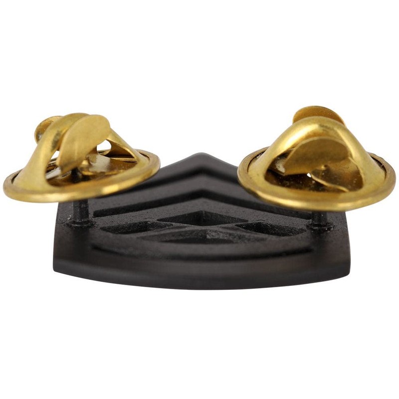 Marine Corps (USMC) chevron black Scratch Resistant GYSGT Gunnery Sergeant