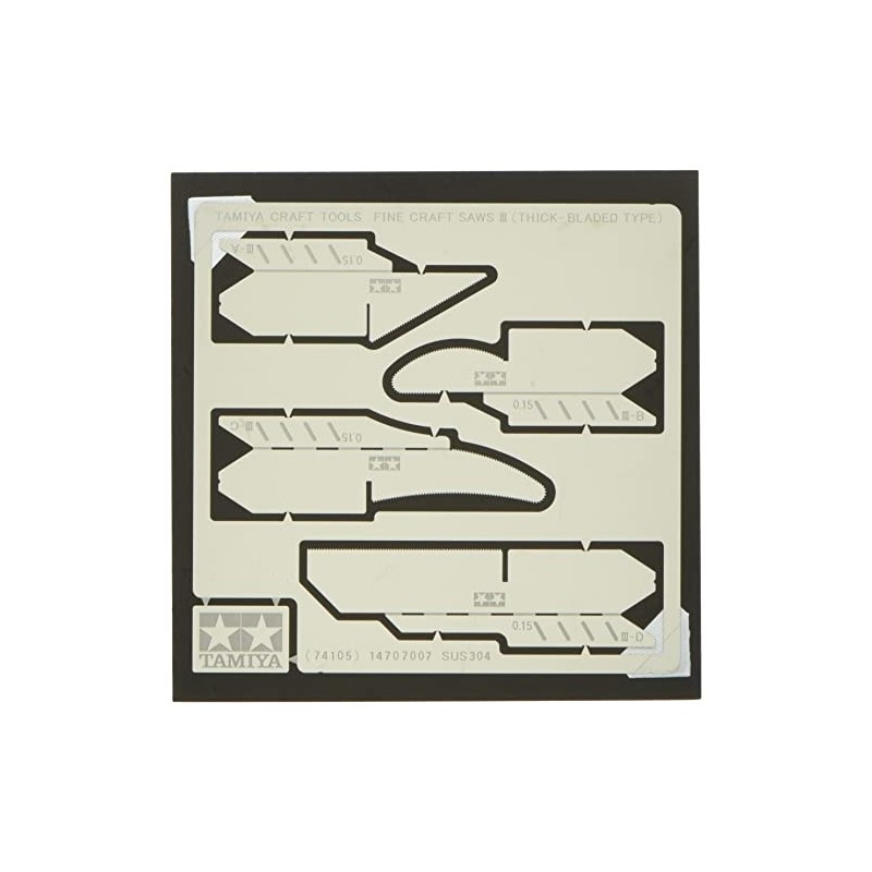 Tamiya Craft Tool Series No. 105 Precision Saws III Cuts For