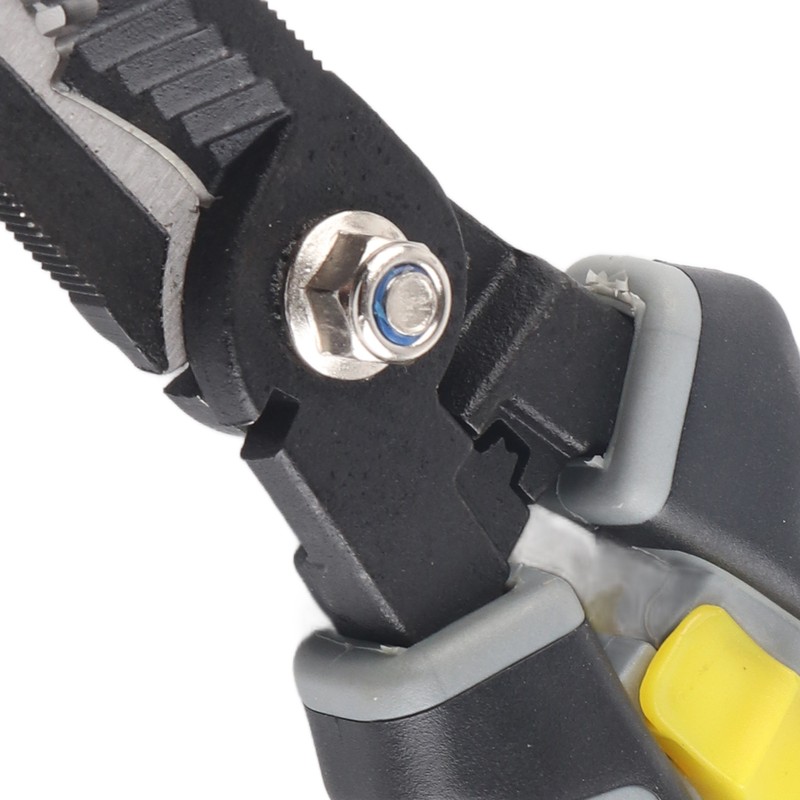 Black Yellow Electrician Wire Stripping Pliers Multifunctional Needle Nose Stripper