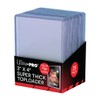 Ultra Pro 3 x 4 Super Thick Baseball Card Toploaders,Polyvinyl