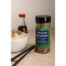 Nori Furikake Seasoning with Gochugaru and Black Garlic Salt, Furikake Rice Seasoning 7.62 Ounce