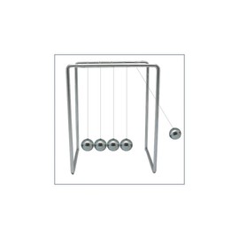 Small Silver Newtons Cradle