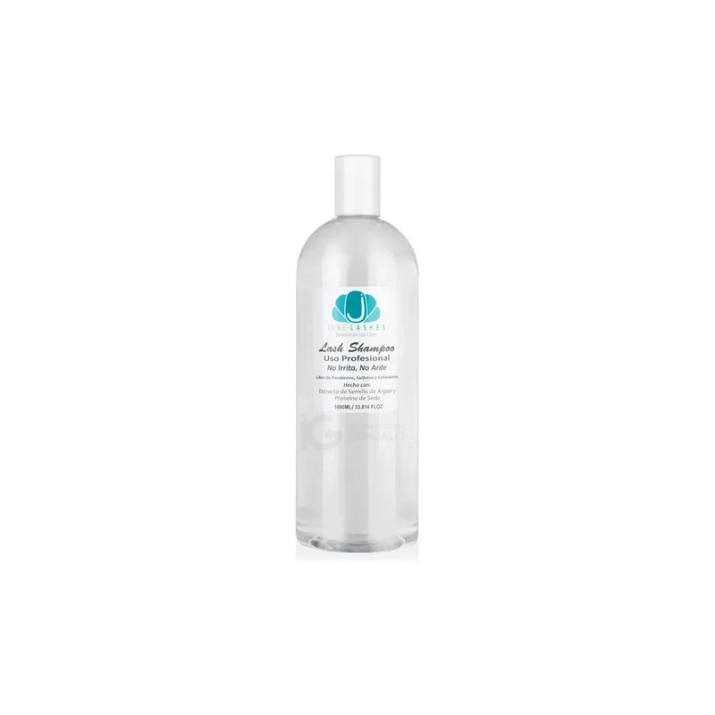 Lash Shampoo 1L Jane Lash Limpieza Extensiones Pestañas Mink Fórmula