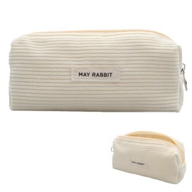 KMANGMAN 1 x pencil case, corduroy, pencil case, pencil case, shaking pen, pencil case, pencil case, men girls teenagers, pencil case, pencil case, school pencil case, pencil case, White, Pencil case