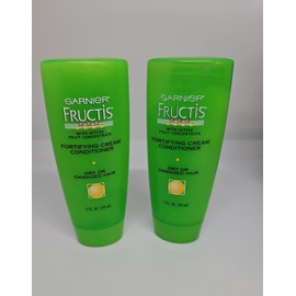 Garnier FRUCTIS Fortifying Cream Conditioner DUO 2 Fl. oz Travel Size