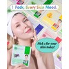 DERMAL 12 Combo Pack Collagen Essence Korean Face Mask, Hydrating