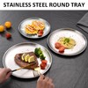 Stainless Steel Dinner Plates - Camping & Outdoor Tableware -