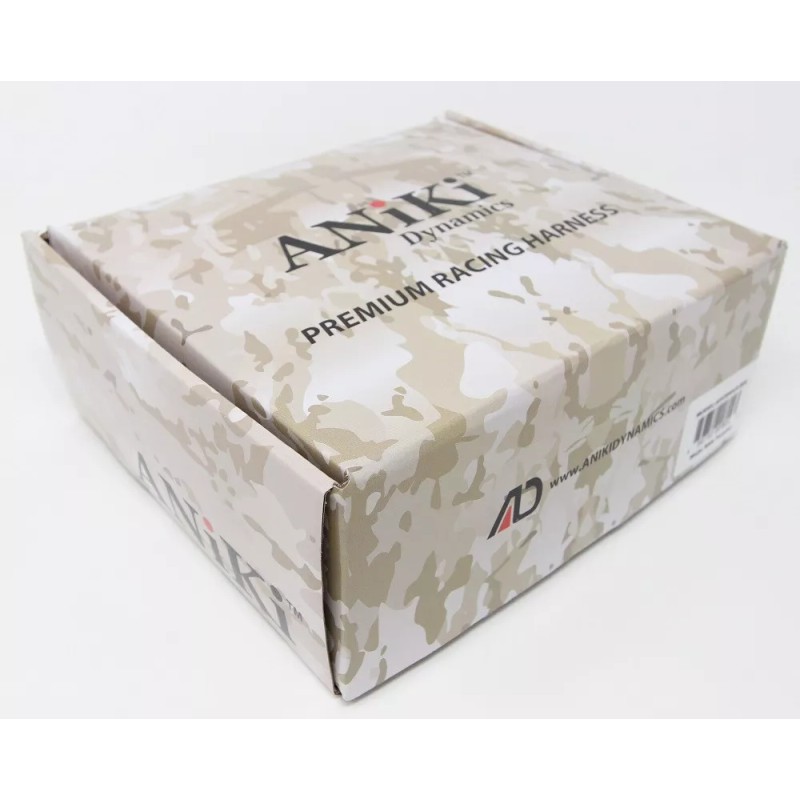 ANIKI BLUE 4 POINT AIRCRAFT BUCKLE RACING SEAT BELT HARNESS