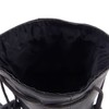 Oakridge Leather Small Drawstring Coin Pouch - Black