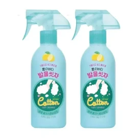 Elumom [엘루맘] 온더바디 발을씻자 코튼풋샴푸 레몬향 385ml 2개 Elumom On The Body Foot Wash Cotton Foot Shampoo Lemon Scent 385ml 2pcs