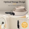 Detachable Pan Handle, Pot Handle, Universal Use, Heat Resistant, Easy