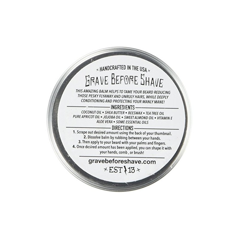 Grave Before Shave™ Cigar Blend Beard Balm (Cigar/Vanilla scent) (2