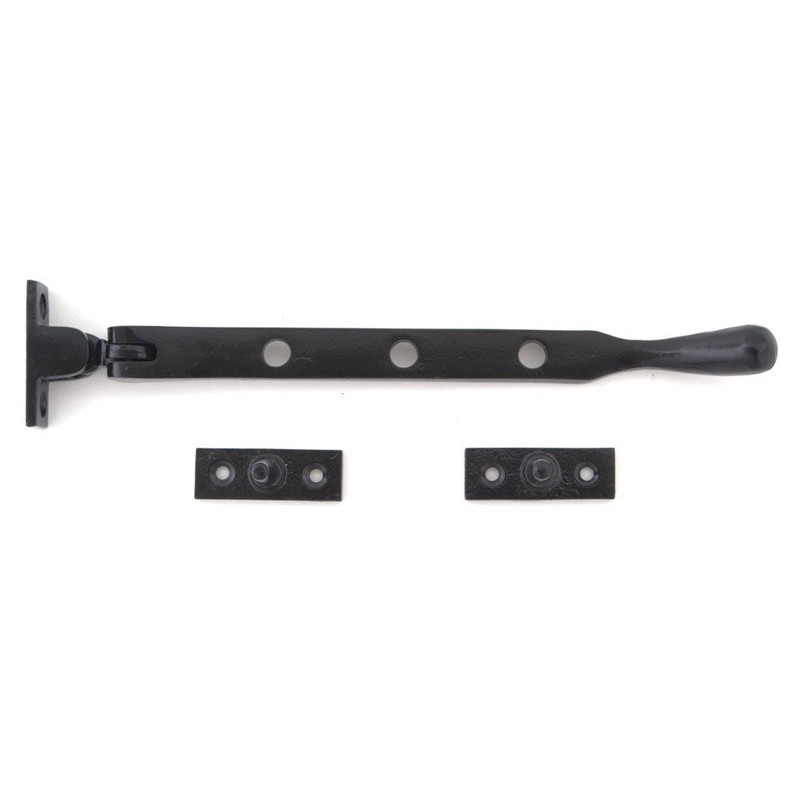 From The Anvil Black 8 Inch Cast Peardrop Stay