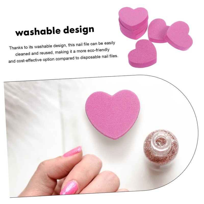 Ipetboom 50 Pack Manicure Nail Files Double-sided Buffing Block Nail