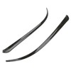 2pcs Side Rearview Mirror Trim ABS Carbon Fiber Color Wing