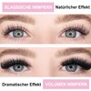 Individual Eyelashes Volume Eyelashes C-0.05-15 Eyelash Extensions 8-15 mm Length