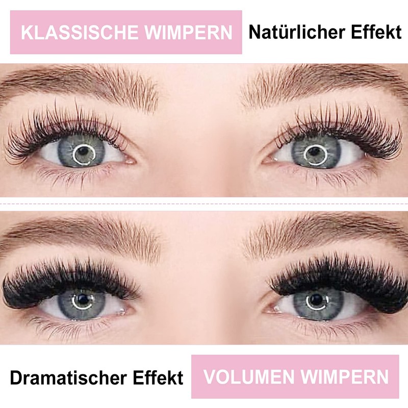 Individual Eyelashes Volume Eyelashes C-0.05-15 Eyelash Extensions 8-15 mm Length