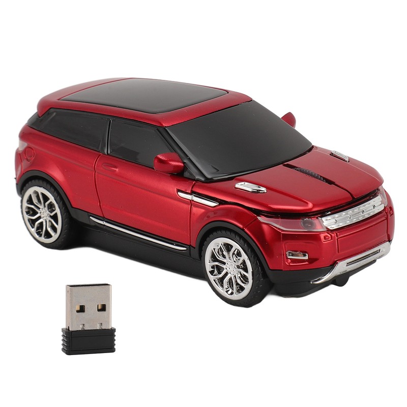Car Shape Wireless Gaming Mice 2.4GHz 1600 DPI Cool 3D