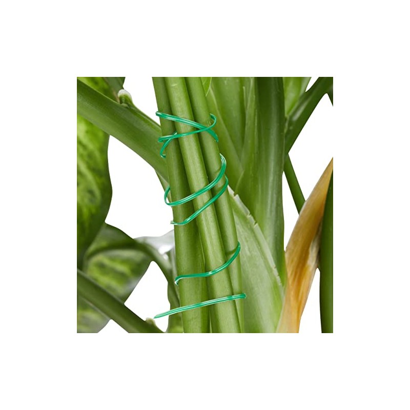 Relaxdays Plant Growing Supports, Stable Plant Clips, Twist Ties, Binding