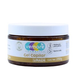 Vemare Cosmetics Gel Natural Capilar con Extracto de Linaza 250g