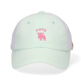 Mozu Kids Logo Mesh Cap, mint