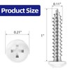 Etauwe 200 PCS #4 x 1 Pan Head Self Tapping