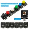 Yuuhseel 2 Sets Six Colors 12x12mm Big Button Module 3Pins